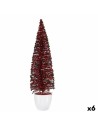 Deko-Figur Weihnachtsbaum Blau Pink Kunststoff 10 x 38 x 10 cm (6 Stück) | Tienda24 Tienda24.eu