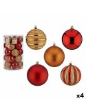 Set di palline di Natale Rosso Arancio PVC Ø 8 cm (4 Unità) da Krist+, Natale - Ref: S3627417, Precio: €54.18, Descuento: %