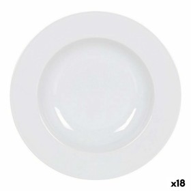 Assiette creuse La Mediterránea Felit 22 x 22 x 3 cm (18 Unités) (ø 22,5 cm) de La Mediterránea, Plats et plateaux - Réf : S2...