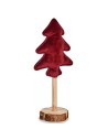 Weihnachtsbaum Polyester Granatrot Holz 9,5 x 32 x 13 cm (12 Stück) | Tienda24 Tienda24.eu