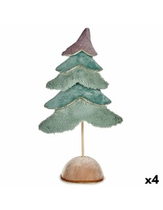 Weihnachtsschmuck Weiß Beige Holz Haus 21 x 10 x 59 cm | Tienda24 Tienda24.eu