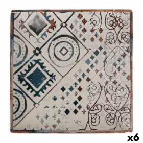 Flacher Teller Bidasoa Ikonic grün aus Keramik 11 x 11 cm (12 Stück) (Pack 12x) | Tienda24 - Global Online Shop Tienda24.eu