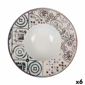 Plato Hondo La Mediterránea Grecia Porcelana Ø 28 cm (6 Unidades) de La Mediterránea, Platos y fuentes - Ref: S2226301, Preci...