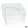 Caja Multiusos Modular Transparente 15 x 8 x 5,3 cm (24 Unidades) de BigBuy Home, Cajas y arcones de almacenaje - Ref: S22263...