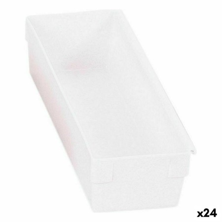 Caja Multiusos Modular Blanco 22,5 x 8 x 5,3 cm (24 Unidades) de BigBuy Home, Cajas y arcones de almacenaje - Ref: S2226306, ...