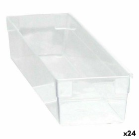 Caixa de Armazenagem com Tampa Bege Plástico 14 L 29,5 x 14,5 x 45 cm (12 Unidades) | Tienda24 - Global Online Shop Tienda24.eu