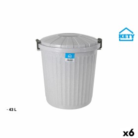 Papelera 43 L (6 Unidades) de BigBuy Home, Basura y reciclaje - Ref: S2226318, Precio: 52,32 €, Descuento: %