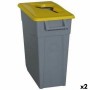 Poubelle recyclage Denox 65 L Jaune (2 Unités) | Tienda24 - Global Online Shop Tienda24.eu