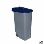 Dustbin with Wheels Denox 85 L Blue 58 x 41 x 76 cm by Denox, Outdoor Dustbins - Ref: S2226331, Price: 63,21 €, Discount: %