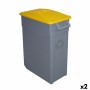 Recycling Waste Bin Denox 65 L Yellow (2 Units) by Denox, Waste and recycling - Ref: S2226336, Price: 58,29 €, Discount: %