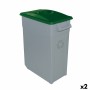 Poubelle recyclage Denox 65 L Vert (2 Unités) | Tienda24 - Global Online Shop Tienda24.eu