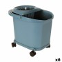 Cubo de Fregar 16 L Azul (6 Unidades) de BigBuy Cleaning, Suministros de limpieza - Ref: S2226345, Precio: 54,17 €, Descuento: %