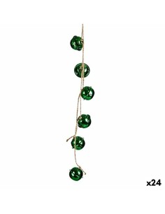 Christmas bauble White Green Metal Fabric 20 x 8 x 42 cm | Tienda24 Tienda24.eu