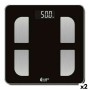 Digital Bathroom Scales LongFit Care Black Multifunction 33 x 4 x 33 cm (2 Units) by LongFit Care, Scales - Ref: S2226392, Pr...