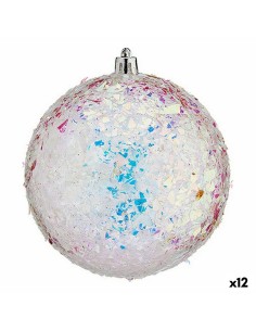 Set di palline di Natale Argentato 10 cm (12 Unità) da Krist+, Natale - Ref: S3627792, Precio: 50,61 €, Descuento: %