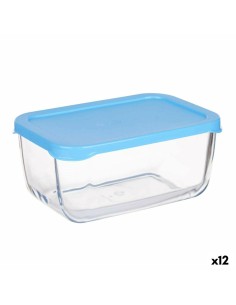 Boîte à lunch hermétique Luminarc Pure Box 760 ml Noir verre (6 Unités) | Tienda24 Tienda24.eu