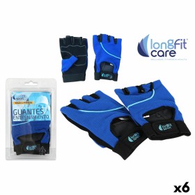 Gants d'Entraînement LongFit Sport Longfit sport Bleu/Noir de LongFit Sport, Gants de fitness - Réf : S2226455, Prix : 31,15 ...