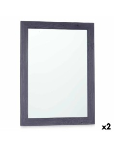 Wall mirror Home ESPRIT Plastic Casual | Tienda24 Tienda24.eu