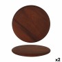 Plateau de service Viejo Valle Iroko Rond ø 32 x 1,8 cm (2 Unités) | Tienda24 - Global Online Shop Tienda24.eu