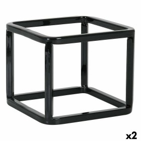 Portarrollo de Papel de Cocina Andrea House CC70004 Metal Negro mate Ø 16 x 32 cm | Tienda24 - Global Online Shop Tienda24.eu