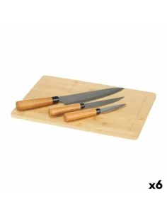 Set of Knives with Wooden Base Spartan InnovaGoods 7 Pieces | Tienda24 Tienda24.eu