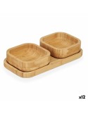 Set da Aperitivo Marrone Bambù (12 Unità) da Kinvara, Piatti e teglie - Ref: S3627958, Precio: 57,02 €, Descuento: %