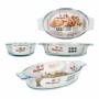 Fuente de Cocina Quttin VEN8435476251502 Oval Vidrio Ovalado 400 ml 20 x 11,5 x 4 cm (8 Unidades) (20 x 11,5 cm) de Quttin, P...