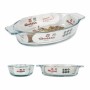 Fuente de Cocina Quttin VEN8435476251502 Oval Vidrio Ovalado 400 ml 20 x 11,5 x 4 cm (8 Unidades) (20 x 11,5 cm) de Quttin, P...