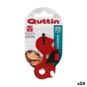 Ouvre-boîte Quttin Rouge Papillon Pliable 7 x 4 x 0,3 cm (24 Unités) de Quttin, Ouvre-boîtes manuels - Réf : S2226615, Prix :...