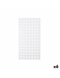 Tapis de Douche Antidérapant Blanc PVC 68 x 1 x 36 cm (6 Unités) | Tienda24 Tienda24.eu