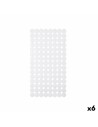 Tapete Antiderrapante para Duche Branco PVC 68 x 1 x 36 cm (6 Unidades) | Tienda24 Tienda24.eu