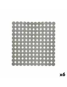 Tapis de Douche Antidérapant 50 x 80 cm Gris foncé (6 Unités) | Tienda24 Tienda24.eu