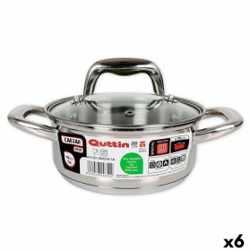 Casserole Quttin 139494 With lid Steel Ø 16 x 7 cm (6 Units) (16 cm) (1,5 L) by Quttin, Casserole pans - Ref: S2226631, Price...