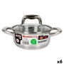 Cacerola Quttin 139494 Con Tapa Acero Ø 16 x 7 cm (6 Unidades) (16 cm) (1,5 L) de Quttin, Cacerolas - Ref: S2226631, Precio: ...