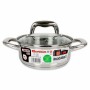 Casserole Quttin 139494 Avec couvercle Acier Ø 16 x 7 cm (6 Unités) (16 cm) (1,5 L) | Tienda24 - Global Online Shop Tienda24.eu