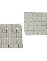 Alfombrilla Antideslizante para Ducha Cuadros Gris PVC 67,7 x 38,5 x 0,7 cm (6 Unidades) | Tienda24 Tienda24.eu