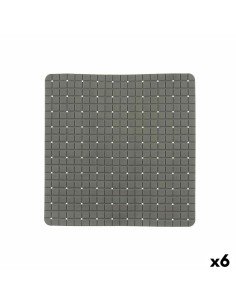 Tapis de Douche Antidérapant Carreaux Blanc PVC 50,3 x 50,3 x 0,7 cm (6 Unités) | Tienda24 Tienda24.eu