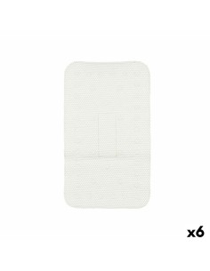 Alfombrilla Antideslizante para Ducha Cuadros Gris PVC 67,7 x 38,5 x 0,7 cm (6 Unidades) | Tienda24 Tienda24.eu