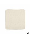 Rutschfeste Duschmatte Beige PVC 53 x 52,5 x 1 cm (6 Stück) | Tienda24 Tienda24.eu