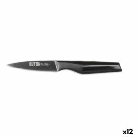 Schälmesser Quttin Sybarite Schwarz Silberfarben 8 cm (24 Stück) | Tienda24 - Global Online Shop Tienda24.eu