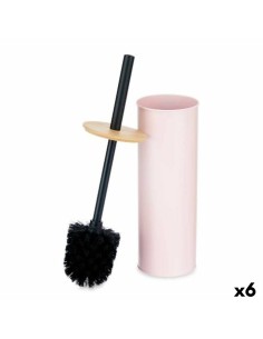 Brosse de salle de wc DKD Home Decor Blanc Noir Acier inoxydable polystyrène 12 x 12 x 34,5 cm (2 Unités) | Tienda24 Tienda24.eu