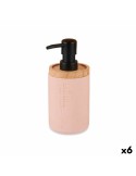 Dispensador de Jabón Rosa Madera Resina Plástico (6 Unidades) | Tienda24 Tienda24.eu