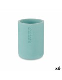 Toothbrush Holder Blue Resin 7,8 x 10,5 x 7,8 cm (6 Units) | Tienda24 Tienda24.eu