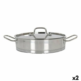 Caçarola com Tampa de Vidro Quttin 6 L Ø 32,8 cm (2 Unidades) de Quttin, Caçarolas - Ref: S2226790, Preço: 56,18 €, Desconto: %