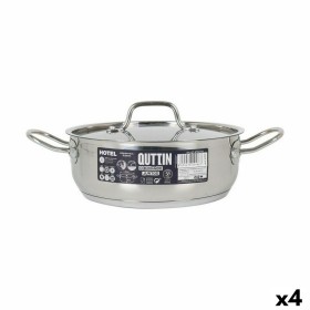 Casserole with lid Quttin Hotel Steel ø 22 x 8 cm (4 Units) by Quttin, Casserole pans - Ref: S2226792, Price: 59,05 €, Discou...