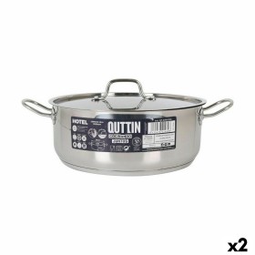 Casserole avec Couvercle Quttin Hotel Acier Ø 28 x 11 cm (2 Unités) de Quttin, Faitouts - Réf : S2226795, Prix : 49,36 €, Rem...