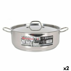 Casserole with lid Quttin Hotel Collection 7,5 L 30 x 11 cm (2 Units) by Quttin, Casserole pans - Ref: S2226796, Price: 54,55...