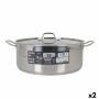 Casserole avec Couvercle Quttin Aluminium 36 x 14 cm (2 Unités) de Quttin, Faitouts - Réf : S2226799, Prix : 81,58 €, Remise : %