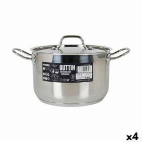 Casserole with Lid Quttin Hotel Steel Ø 22 x 14 cm (4 Units) by Quttin, Braising Pans - Ref: S2226801, Price: 74,68 €, Discou...