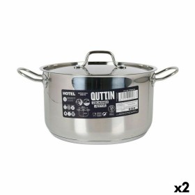 Casserole with Lid Quttin Hotel Steel ø 26 x 15 cm (2 Units) by Quttin, Braising Pans - Ref: S2226803, Price: 49,94 €, Discou...